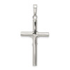 Lex & Lu Sterling Silver Polished Hollow Crucifix Cross Pendant LAL36103 - 4 - Lex & Lu