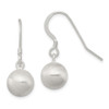 Lex & Lu Sterling Silver Polished Laser-cut Shepherd Hook Earrings LAL36192 - Lex & Lu