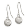 Lex & Lu Sterling Silver Polished Laser-cut Shepherd Hook Earrings LAL36192 - 2 - Lex & Lu