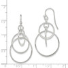 Lex & Lu Sterling Silver Polished Dangle Shepherd Hook Earrings LAL36193 - 4 - Lex & Lu