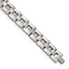 Lex & Lu Chisel Stainless Steel Polished Bracelet 8.25'' LAL37213 - Lex & Lu