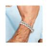 Lex & Lu Chisel Stainless Steel Polished Bracelet 8.25'' LAL37213 - 6 - Lex & Lu