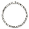 Lex & Lu Chisel Stainless Steel Polished Fancy Link Bracelet 7.5'' LAL37220 - 4 - Lex & Lu