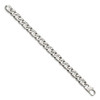 Lex & Lu Chisel Stainless Steel Polished Links Bracelet 8.25'' LAL37271 - 3 - Lex & Lu