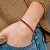 Lex & Lu Chisel Stainless Steel Black IP Black/Orange Woven Leather Bracelet 9'' - 5 - Lex & Lu