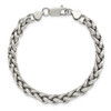 Lex & Lu Chisel Stainless Steel Polished Bracelet 8.5'' LAL37686 - 4 - Lex & Lu