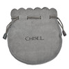 Lex & Lu Chisel Stainless Steel Brushed Black Leather Bracelet 8.25'' LAL37726 - 2 - Lex & Lu
