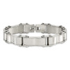 Lex & Lu Chisel Stainless Steel Polished and Brushed Back Bracelet 8'' LAL37731 - 4 - Lex & Lu