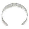 Lex & Lu Chisel Stainless Steel Polished Butterfly Cuff Bangle - 3 - Lex & Lu