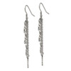 Lex & Lu Chisel Stainless Steel Multi Strand Music Note Dangle Hook Earrings - 3 - Lex & Lu