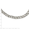 Lex & Lu Chisel Stainless Steel Polished Links Necklace 24'' LAL39473 - 7 - Lex & Lu
