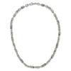 Lex & Lu Chisel Stainless Steel Necklace 20'' LAL39882 - 5 - Lex & Lu