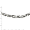Lex & Lu Chisel Stainless Steel Polished Necklace 20'' LAL39904 - 3 - Lex & Lu