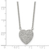 Lex & Lu Chisel Stainless Steel Polished Necklace 16'' LALSRN2007-16 - 5 - Lex & Lu