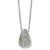 Lex & Lu Chisel Stainless Steel Druzy Agate Polyester Cord Necklace 17.5'' - 3 - Lex & Lu