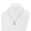 Lex & Lu Chisel Stainless Steel Polished Freshwater Cultured Pearl Necklace 18'' - 4 - Lex & Lu
