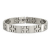 Lex & Lu Chisel Titanium Polished Bracelet 8.25'' LAL40891 - 4 - Lex & Lu