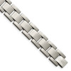 Lex & Lu Chisel Titanium Polished Bracelet 8.25'' LAL40892 - Lex & Lu