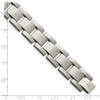 Lex & Lu Chisel Titanium Polished Bracelet 8.25'' LAL40892 - 5 - Lex & Lu