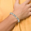 Lex & Lu Chisel Titanium w/14k Inlay Accent Bracelet 8.5'' - 6 - Lex & Lu