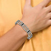 Lex & Lu Chisel Titanium Plated Bracelet 8.5'' - 6 - Lex & Lu