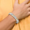 Lex & Lu Chisel Tungsten w/10k Polished Chevron Style Bracelet 8.25'' - 6 - Lex & Lu