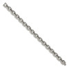 Lex & Lu Chisel Stainless Steel Polished 9'' Bracelet LAL41172 - 3 - Lex & Lu