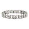 Lex & Lu Chisel Stainless Steel Polished Bracelet 8.5'' LAL41180 - 4 - Lex & Lu