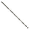 Lex & Lu Chisel Stainless Steel Polished 9'' Bracelet LAL41182 - 2 - Lex & Lu