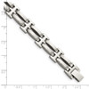 Lex & Lu Chisel Stainless Steel Polished Bracelet 8.5'' LAL41216 - 5 - Lex & Lu