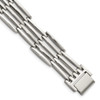 Lex & Lu Chisel Stainless Steel Polished Bracelet 8.5'' LAL41217 - Lex & Lu