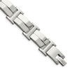 Lex & Lu Chisel Stainless Steel Polished Bracelet 8.25'' LAL41219 - Lex & Lu