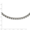 Lex & Lu Chisel Stainless Steel Polished Necklace 24'' LAL41375 - 5 - Lex & Lu