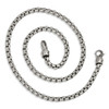 Lex & Lu Chisel Stainless Steel Polished Necklace 24'' LAL41375 - 6 - Lex & Lu