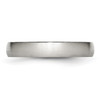 Lex & Lu Chisel Stainless Steel 4mm Brushed Band Ring- 3 - Lex & Lu