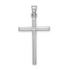 Lex & Lu Sterling Silver w/Rhodium Latin Cross Pendant LAL4187 - 4 - Lex & Lu