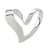 Lex & Lu Sterling Silver Heart Slide LAL4211 - Lex & Lu