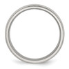 Lex & Lu Chisel Stainless Steel Grooved & Beaded 6mm Polished Band Ring LAL42142- 2 - Lex & Lu