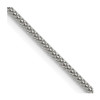 Lex & Lu Chisel Stainless Steel 2.0mm Bismark Chain Necklace - Lex & Lu