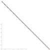 Lex & Lu Chisel Stainless Steel Polished 1.80mm Fancy Link- 4 - Lex & Lu