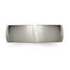 Lex & Lu Chisel Titanium 7mm Brushed Band Ring- 3 - Lex & Lu