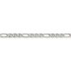 Lex & Lu Sterling Silver 3.75mm Figaro Anchor Chain Necklace or Bracelet- 2 - Lex & Lu