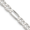Lex & Lu Sterling Silver 5mm Figaro Anchor Chain Necklace or Bracelet - Lex & Lu