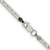 Lex & Lu Sterling Silver 3mm Flat Anchor Chain Necklace or Bracelet- 3 - Lex & Lu