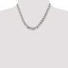 Lex & Lu Sterling Silver 7mm Anchor Chain Necklace or Bracelet- 5 - Lex & Lu