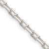 Lex & Lu Sterling Silver 2.90mm D/C Open Link Cable Chain Necklace or Bracelet - Lex & Lu