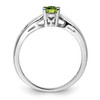 Lex & Lu Sterling Silver Peridot Ring LAL42859- 2 - Lex & Lu