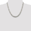 Lex & Lu Sterling Silver 6.9mm Square Byzantine Chain Necklace or Bracelet- 5 - Lex & Lu