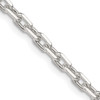 Lex & Lu Sterling Silver 3.95mm Beveled Oval Cable Chain Necklace or Bracelet - Lex & Lu
