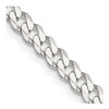 Lex & Lu Sterling Silver 4.5mm Curb Chain Necklace or Bracelet - Lex & Lu
